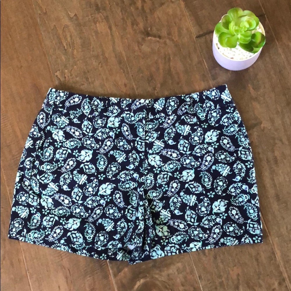 Ann Taylor Loft Printed Shorts Sz 4